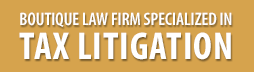 Boutique law firm specialized in tax litigation
